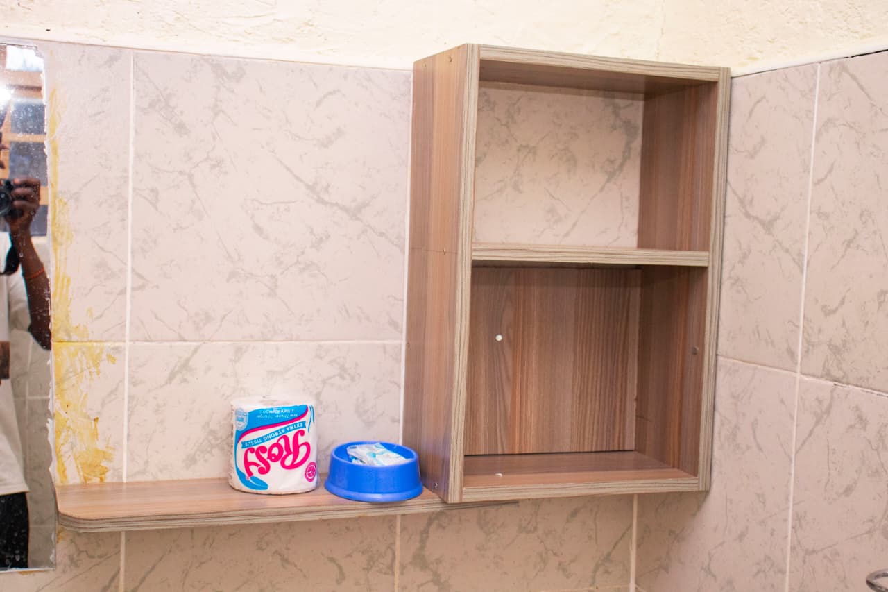 Bathroom Empty Wall Shelf